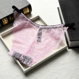 BANNIROU Sexy Lace Briefs Underwear Woman Lingerie Mid Waist Good Quality Soft Female Panties New M-XL Hot Sale Fashion 1 Pieces
