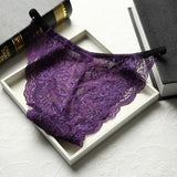 BANNIROU Sexy Lace Briefs Underwear Woman Lingerie Mid Waist Good Quality Soft Female Panties New M-XL Hot Sale Fashion 1 Pieces