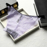 BANNIROU Sexy Lace Briefs Underwear Woman Lingerie Mid Waist Good Quality Soft Female Panties New M-XL Hot Sale Fashion 1 Pieces
