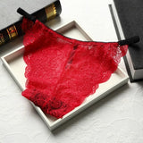 BANNIROU Sexy Lace Briefs Underwear Woman Lingerie Mid Waist Good Quality Soft Female Panties New M-XL Hot Sale Fashion 1 Pieces