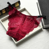 BANNIROU Sexy Lace Briefs Underwear Woman Lingerie Mid Waist Good Quality Soft Female Panties New M-XL Hot Sale Fashion 1 Pieces