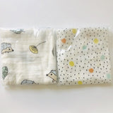 Newborn  Organic Cotton Bamboo baby blanket muslin swaddle wrap feeding burpy towel scraf bibs muslin big diaper