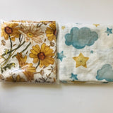 Newborn  Organic Cotton Bamboo baby blanket muslin swaddle wrap feeding burpy towel scraf bibs muslin big diaper