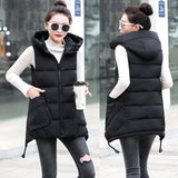 2020 Autumn And Winter Women Vest Thick New Student Cotton Coats Plus Size 5XL Lady Clothing Warm