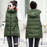 2020 Autumn And Winter Women Vest Thick New Student Cotton Coats Plus Size 5XL Lady Clothing Warm