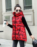 2020 Autumn And Winter Women Vest Thick New Student Cotton Coats Plus Size 5XL Lady Clothing Warm