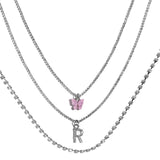 Bohemian Multilayer Necklaces For Women Men Gold Butterfly Portrait Coin Cross Crystal Chokers Necklace Sets Trendy New Jewelry