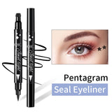 Waterproof Black Liquid Eyeliner Pencil Big Eyes Makeup Long-lasting Eye Liner Pen Make up Smooth Fast Dry Cat Eye Cosmetic Tool