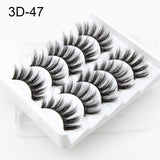 NAGARAKU strip lashes 5 pairs 3D faux Mink False Eyelash Extension Natura Fake Eye Lashes  makeup kit maquiagem