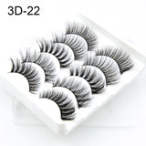 NAGARAKU strip lashes 5 pairs 3D faux Mink False Eyelash Extension Natura Fake Eye Lashes  makeup kit maquiagem