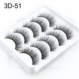 NAGARAKU strip lashes 5 pairs 3D faux Mink False Eyelash Extension Natura Fake Eye Lashes  makeup kit maquiagem