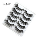 NAGARAKU strip lashes 5 pairs 3D faux Mink False Eyelash Extension Natura Fake Eye Lashes  makeup kit maquiagem