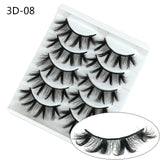 NAGARAKU strip lashes 5 pairs 3D faux Mink False Eyelash Extension Natura Fake Eye Lashes  makeup kit maquiagem