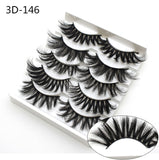 NAGARAKU strip lashes 5 pairs 3D faux Mink False Eyelash Extension Natura Fake Eye Lashes  makeup kit maquiagem