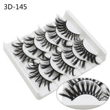 NAGARAKU strip lashes 5 pairs 3D faux Mink False Eyelash Extension Natura Fake Eye Lashes  makeup kit maquiagem