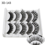 NAGARAKU strip lashes 5 pairs 3D faux Mink False Eyelash Extension Natura Fake Eye Lashes  makeup kit maquiagem
