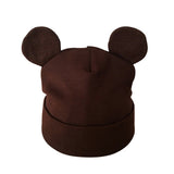Autumn Winter Baby Boy Girl Cartoon Cotton Hat With Ear Toddler Kids Beanie Caps Children's Accessories