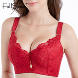FallSweet Women Bras Push Up Lace Bra Sexy Plus Size Brassiere Comfort Underwear Female