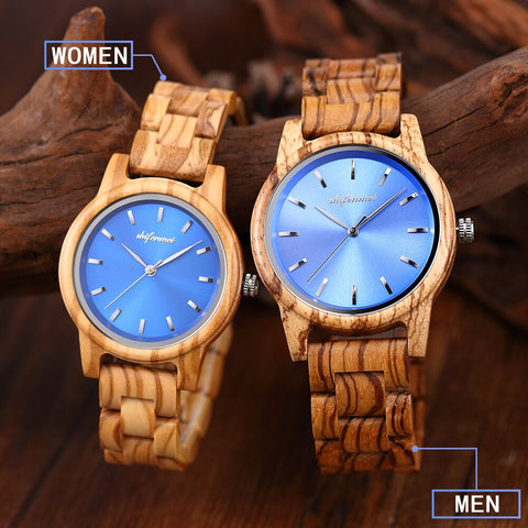 shifenmei Mens Watches Quartz Women Wooden Watch Couple Wristwatch Male Female Clock