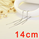 DW 1 PC Ear Clip Long Tassel Earrings for Women 2020 Zircon Ear Cuff Earring Ear Line Fashion Jewelry Gift