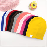 6M-3Y Baby Street Dance Hip Hop Hat Cotton Spring Autumn Toddler Cap Scarf for Boys Girls Winter Warm Solid Color Children Hat