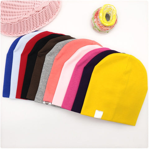6M-3Y Baby Street Dance Hip Hop Hat Cotton Spring Autumn Toddler Cap Scarf for Boys Girls Winter Warm Solid Color Children Hat