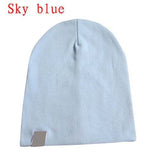 6M-3Y Baby Street Dance Hip Hop Hat Cotton Spring Autumn Toddler Cap Scarf for Boys Girls Winter Warm Solid Color Children Hat
