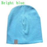 6M-3Y Baby Street Dance Hip Hop Hat Cotton Spring Autumn Toddler Cap Scarf for Boys Girls Winter Warm Solid Color Children Hat