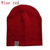 6M-3Y Baby Street Dance Hip Hop Hat Cotton Spring Autumn Toddler Cap Scarf for Boys Girls Winter Warm Solid Color Children Hat