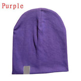 6M-3Y Baby Street Dance Hip Hop Hat Cotton Spring Autumn Toddler Cap Scarf for Boys Girls Winter Warm Solid Color Children Hat