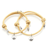 Attract couples bracelets best friend bracelet men bracelet red black rope weaving magnet attract long-distance love jewelry