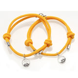 Attract couples bracelets best friend bracelet men bracelet red black rope weaving magnet attract long-distance love jewelry