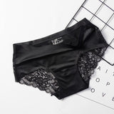 Brand Sexy Women Underwear High Quality Women Panties Seamless Solid Briefs low-Rise Lace side Lingerie