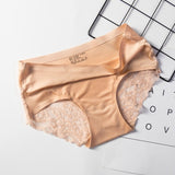 Brand Sexy Women Underwear High Quality Women Panties Seamless Solid Briefs low-Rise Lace side Lingerie