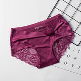Brand Sexy Women Underwear High Quality Women Panties Seamless Solid Briefs low-Rise Lace side Lingerie
