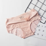 Brand Sexy Women Underwear High Quality Women Panties Seamless Solid Briefs low-Rise Lace side Lingerie