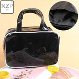 XZP Multifunction Travel Cosmetic Bag Women Makeup Bags Toiletries Organizer Solid Color Female Storage Make Up Case Necessaries