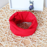Fashion Cute Solid Knitted Cotton Hats For Newborn Baby Children Autumn Winter Warm Earmuffs Colorful Crown Caps Skullies