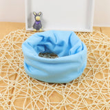 Fashion Cute Solid Knitted Cotton Hats For Newborn Baby Children Autumn Winter Warm Earmuffs Colorful Crown Caps Skullies