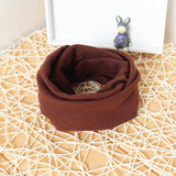 Fashion Cute Solid Knitted Cotton Hats For Newborn Baby Children Autumn Winter Warm Earmuffs Colorful Crown Caps Skullies