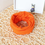 Fashion Cute Solid Knitted Cotton Hats For Newborn Baby Children Autumn Winter Warm Earmuffs Colorful Crown Caps Skullies