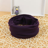 Fashion Cute Solid Knitted Cotton Hats For Newborn Baby Children Autumn Winter Warm Earmuffs Colorful Crown Caps Skullies