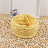 Fashion Cute Solid Knitted Cotton Hats For Newborn Baby Children Autumn Winter Warm Earmuffs Colorful Crown Caps Skullies