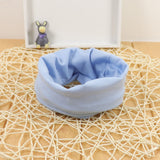 Fashion Cute Solid Knitted Cotton Hats For Newborn Baby Children Autumn Winter Warm Earmuffs Colorful Crown Caps Skullies