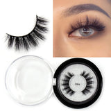 LEHUAMAO Mink Eyelashes 3D Mink Lashes Thick HandMade Full Strip Lashes Cruelty Free Mink Lashes Reusable False Eyelashes Makeup