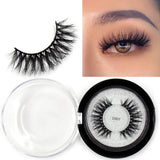 LEHUAMAO Mink Eyelashes 3D Mink Lashes Thick HandMade Full Strip Lashes Cruelty Free Mink Lashes Reusable False Eyelashes Makeup