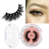 LEHUAMAO Mink Eyelashes 3D Mink Lashes Thick HandMade Full Strip Lashes Cruelty Free Mink Lashes Reusable False Eyelashes Makeup