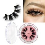 LEHUAMAO Mink Eyelashes 3D Mink Lashes Thick HandMade Full Strip Lashes Cruelty Free Mink Lashes Reusable False Eyelashes Makeup