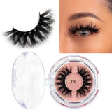 LEHUAMAO Mink Eyelashes 3D Mink Lashes Thick HandMade Full Strip Lashes Cruelty Free Mink Lashes Reusable False Eyelashes Makeup