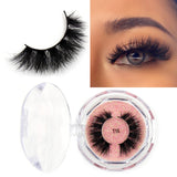 LEHUAMAO Mink Eyelashes 3D Mink Lashes Thick HandMade Full Strip Lashes Cruelty Free Mink Lashes Reusable False Eyelashes Makeup